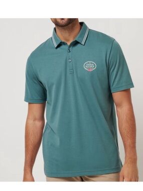 Travis Mathew Patron Parade Polo Shirt Sz Xl